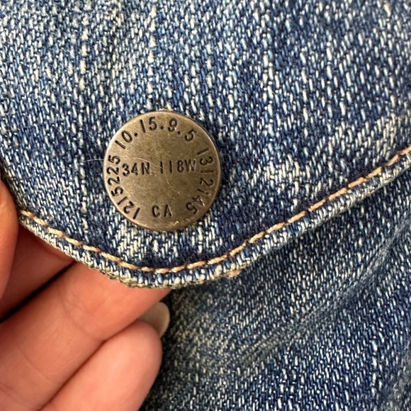 Current Elliott Studded Western Denim Vest - Picture 3 of 7